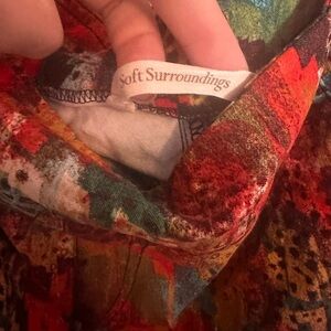 Soft Surroundings Colorful Patchwork Pants